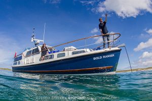 Basking shark boat