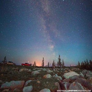 Milky Way star gazing in Churchill.