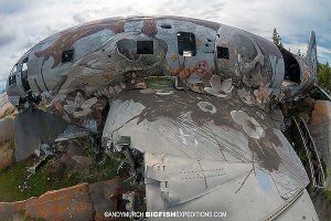 Miss Piggy plane wreck in Churchill