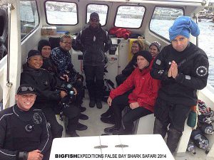 False Bay Shark Diving Safari 2014 Dive Team