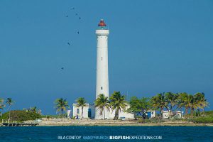 Contoy Lighthouse on the Sailfish Expedition 2014