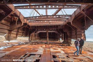 Tundra tour - visiting the wreck of the Ithica