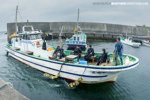 A typical Japanese diving boat