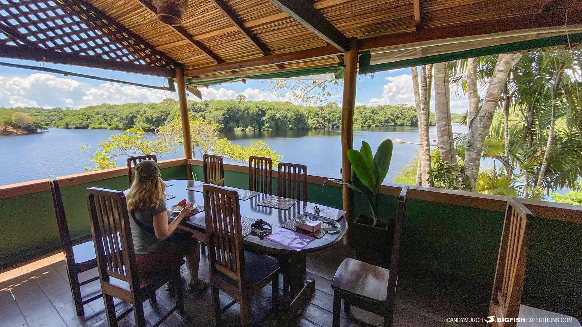 Eco Lodge on the Rio Negro.