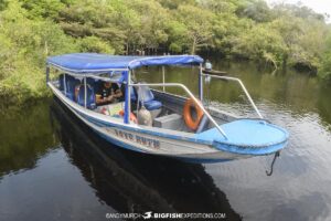 River boat on the Rio Negro.